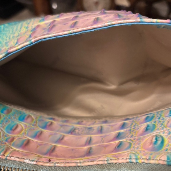 Brahmin Iridescent Blue and Green Shoulder Bag - Picture 3 of 9